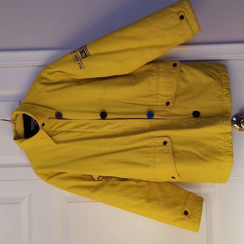 Ralph Lauren Polo Jean's Company Yellow Coat Woman's S